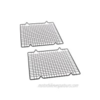 Cosmos Pack of 2 Non Stick Baking Cooling Rack 10 x 11 inches