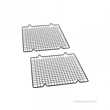 Cosmos Pack of 2 Non Stick Baking Cooling Rack 10 x 11 inches