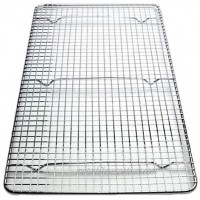Great Credentials Cooling Rack Cross-wire Grid  Chrome Plated Steel Commercial Quality 10 x 18 inch. fits inside most standard full size pans