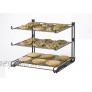 Nifty 3-Tier Cooling Rack – Non-Stick Coating Wire Mesh Design Dishwasher Safe Collapsible Kitchen Countertop Organizer Use for Baking Cookies Cakes Pies