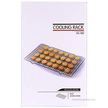 OwnMy Set of 2 Baking Cooling Rack 10” x 16” Non-Stick Heavy Duty Wire Oven Safe Cooling Rack for Roasting and Baking