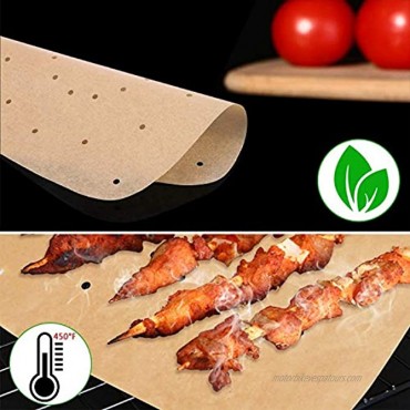 100pcs Square 8.5 inch air fryer parchment paper,perforated parchment paper for air fryer,ovens & microwaves or 8-9 inches bamboo or metal steamers.