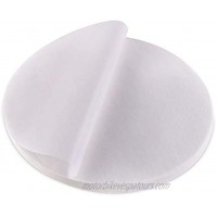 [250 Pack] 10 Inches Non-Stick Parchment Paper Round White Baking Sheets Wax Paper Liners for Cake Pan for Steamer Fryer and Oven for Cakes Cheesecakes Pizza Cookies Meats and Vegetables