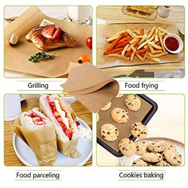 300 Pcs Parchment Paper Sheets for Baking 7.9x11.8 Inches Unbleached Parchment Paper Precut Parchment Paper for Baking Cookies Frying Air Fryer Cooking Grilling Rack Oven