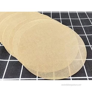 Cafurty 100 Sheets Parchment Paper Rounds 6 and 8 Diameter-Non-Stick Cake Pan Liner Circles,Cookie Baking Sheets,Precut for Cake Baking in Cheesecake Pan Springform Pan and Tart Pan（Brown）