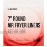 Chefman Disposable Air Fryer Liners Heat-Resistant Parchment Paper for Baskets 100 Pack 7” Round