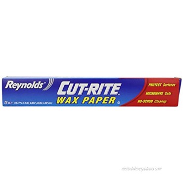 Cut-Rite Wax Paper by Reynolds 75 Sq.Ft Pack of 3
