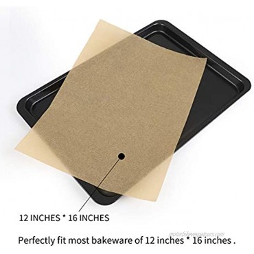 SMARTAKE 120 Pcs Parchment Paper Baking Sheets 12 x 16 Inches Non-Stick Precut Baking Parchment Suitable for Baking Grilling Air Fryer Steaming Bread Cup Cake Cookie and More Unbleached