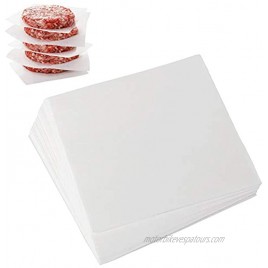 Square Patty Paper 5.5inx5.5in Set of 300 Non Stick Patty Paper Sheets for Burger Press Patty Serperate and Cake Baking,Freezing and Caramel Candy Wrappers