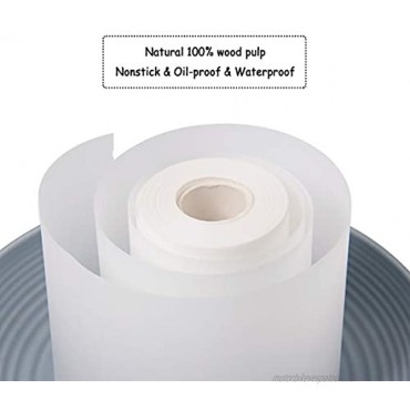 wexpw Cake Pan Liner 4in x 164ft Parchment Paper Liner Roll White Nonstick Cake Pan Side Liner Parchment Paper For Baking Cooking
