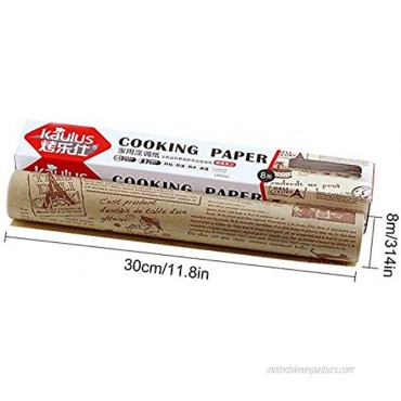 YANTIN Sandwich Wrap Paper Parchment Paper Grease Paper Cookie Cooking Tool for Bread Burger FoodBrown
