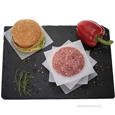 ZeZaZu Parchment Paper Squares 5.5 x 5.5 inches 500 sheets MADE IN EUROPE for Baking Hamburger Diamond Painting Craft | Dual-Sided Coating Non-stick Siliconized Convenient Dispenser Box