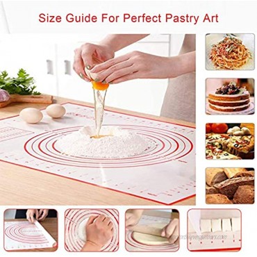 Adjustable Rolling Pin17.1x2.56with Pastry Mat23.6x15.7for Baking Cookie Chapati Fondant Dough Pastry Pizza Pie Crust Wooden Roller Pin