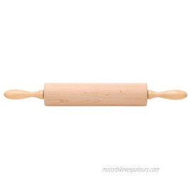 Ateco 12275 Professional Rolling Pin 12-Inch Barrel Made of Solid Rock Maple Made in the USA