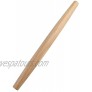 French Rolling Pin 17 Inches –WoodenRoll Pin for Fondant Pie Crust Cookie Pastry Dough –Tapered Design & Smooth Construction Essential Kitchen Utensil