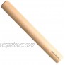 Muso Wood Small Rolling Pin for Baking,Wooden Rolling Pin 11 inches for Fondant Pie Crust Cookie Pastry Dough-Easy to CleanBeech