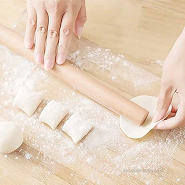 Rolling Pin – Beech Wooden Rolling Pin for Baking – for Fondant Pie Crust Cookie Pastry Clay Dough – Smooth Dough Roller Essential Kitchen gadgets 11In by 1.1 In Perfect Gifts for Bakers