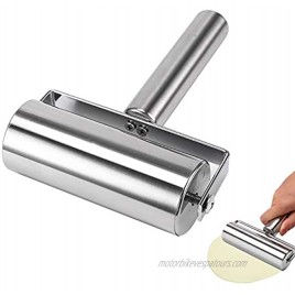 Stainless Steel Rolling Pin Pastry Pizza Fondant Bakers Roller Metal Kitchen Utensils Ideal for Baking Dough Pizza Pie Pastries Pasta and Cookies
