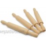 Wooden Mini Rolling Pin 7 Inches Long Pack of 50 Perfect for Fondant Pasta Children in The Kitchen Play-doh Crafting and Imaginative Play by Woodpeckers