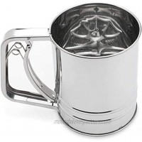 A&S Creavention Stainless Steel Measuring Flour Sifter 3 Cups