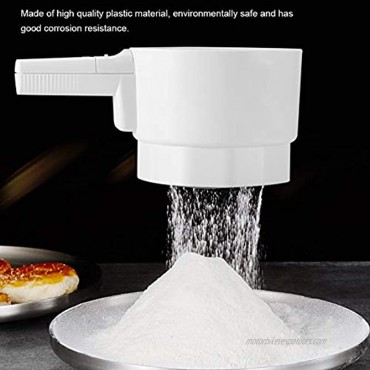 Battery Operated Flour Sifter Baking Sifter Electric Handheld Baking Sifter Sieve Flour Strainer for Kitchen Cooking Baking Pastry Tools