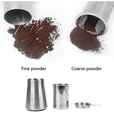 Coffee Powder Sieve BuyWeek Silver Stainless Steel Fine Mesh Coffee Powder Sifter Filter Container
