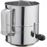 Kitchen Winners 8 Cup Crank Stainless Steel Flour Sifter by
