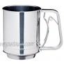 KitchenCraft Stainless Steel Three Cup Trigger Action Flour Sifter