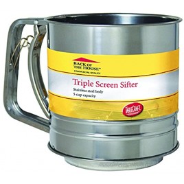 Tablecraft 5 Cup Triple Screen Sifter