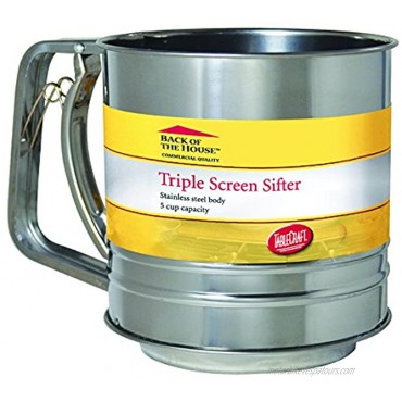 Tablecraft 5 Cup Triple Screen Sifter