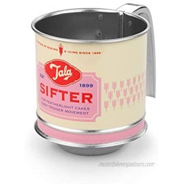 Tala Mini Sifter with Stainless Steel Mesh Pink Cream Red