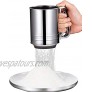 YIKETE Flour Sifter Hand Squeeze Held Stainless Steel Cup Capacity Sugar Sieve Tool with Handle Flour Shaker Bake & Decorate Cakes Pies Pastries Cupcakes Medium