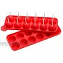 Premier Housewares 12-cake Pop Silicone Mould Red