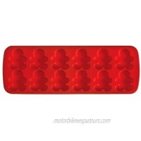 Premier Housewares 12 Gingerbread Man Cake Mould Tray Red