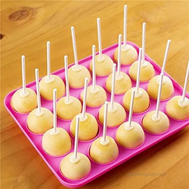 Silicone Cake Pop Maker Lollipop Baking Mold 12 Holes for Kids DIY ORANGE PK