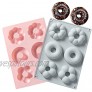 2 PCS Silicone Donut Molds for Baking 100% Nonstick Donut Pans Donut Mold for Donuts Bagels and More  Small