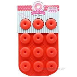 Mini Donut Shaped Silicone Mold Freeze Bake and Jel for Candy Cookies Ice Cube Chocolate and More Oven and Freezer Safe – Chanukah Cookware and Bakeware by The Kosher Cook