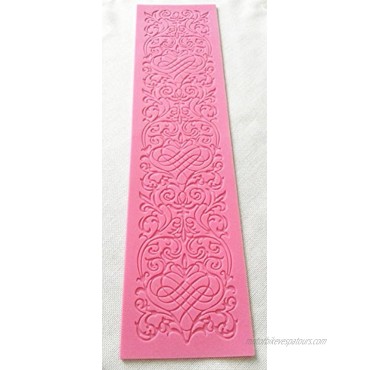 Anyana edible wedding lace cake silicone baking lace Mat fondant impression Texture lace decorating mold sugar craft icing candy imprint moulds craft