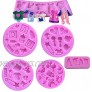 Cute Baby Silicone Fondant Cake Mold Kitchen Baking Mold Cake Decorating Moulds Modeling Tools，Gummy Sugar Chocolate Candy Cupcake Mold6 PACK