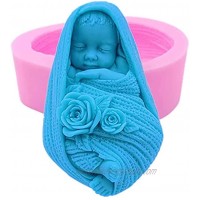 Cute Baby Soap Molds for Baby Shower Silicone Soap Candle Molds Fondant Candy Cake Decoration