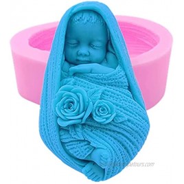 Cute Baby Soap Molds for Baby Shower Silicone Soap Candle Molds Fondant Candy Cake Decoration