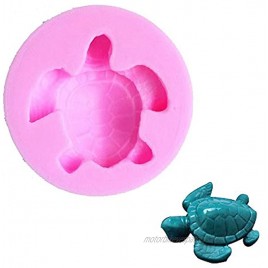 Efivs Arts Sea Turtle Silicone Mold Turtle Fondant Mold Chocolate Baking Mold Turtle Soap Mold for Clay Resin Ice Cake&Cookie Decoration
