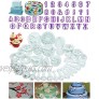 Flower Fondant Cutters,73Pcs Cake Cookie Cutter Plunger Sugarcraft Alphabet Letters DecoratingTools Sunflower Rose Leaf Butterfly Heart Star Carnation Hollow Calyx Cutter Molds Icing Modelling Kit