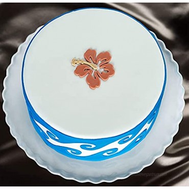 Marvelous Molds Hibiscus Flower Silicone Onlay | Cake Decorating with Fondant and Gum Paste and More