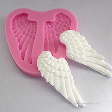 MauSong Wings Silicone Fondant Mold Chocolate Polymer Clay Mould