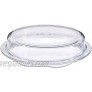 Cuchina Safe 2-in-1 Cover ‘n Cook Vented Glass Microwave Plate Cover and Baking Dish; Easy to Grip for Baking and Serving