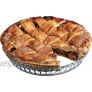 Glass Pie Pan for Baking: Deep Round Pie Plate Dish Great For Apple Pumpkin Holiday Pies etc. Fluted Pie Holder Oven Safe Tray Borosilicate Glass Cake Tin – 11-Inch Large Diameter