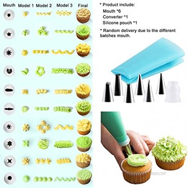 Cake Decorating Kit Cake Turntable 6” 8” Round Cake Pans with Removable Bottom Piping Bags Icing Spatula Bread Knife Baking Tools for Kids Beginner Adults Baking Sets