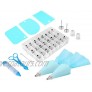 Piping Tips McoMce 37 PCS Cake Decorating Kit Supplies Piping Tips Set with 24 Icing Tips Pastry Bags Couplers Flower Nails and Lifter Icing Smoother Cleaning Brush Decorating Pen