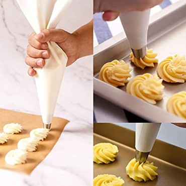 3 Packs Reusable Piping Icing Pastry Cake Decorating Bags in 3 Sizes14,16,18 in